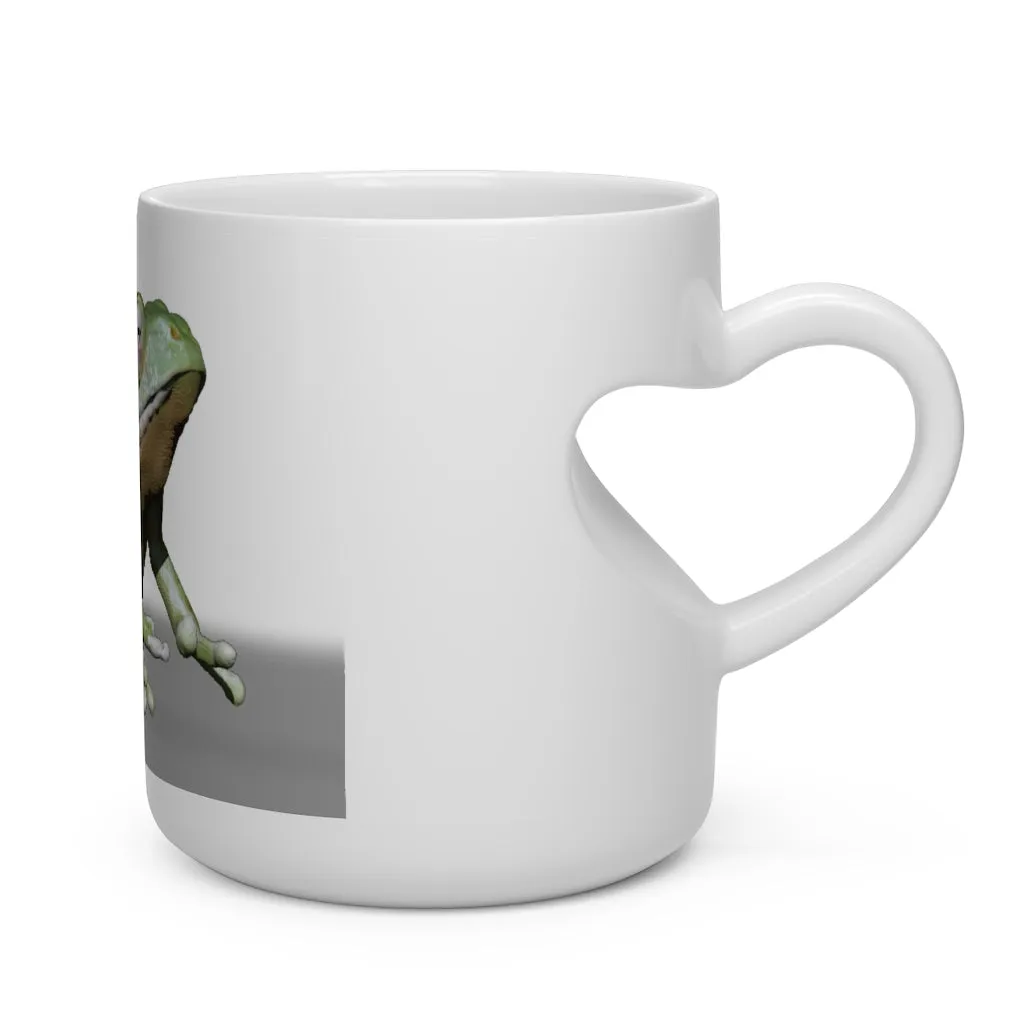 Frog Heart Shape Mug