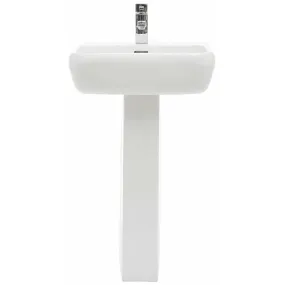 Frontline White Metro 520mm Full Pedestal Basin - 1 Tap Hole