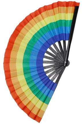 GIANT Folding Fan in Rainbow