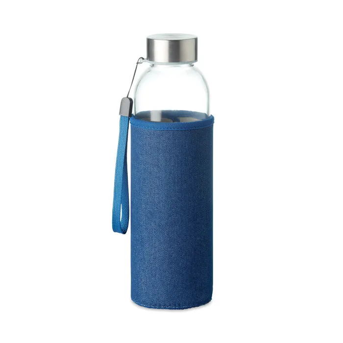 Glass Bottle In Pouch 500 ml | UTAH DENIM - MO6192