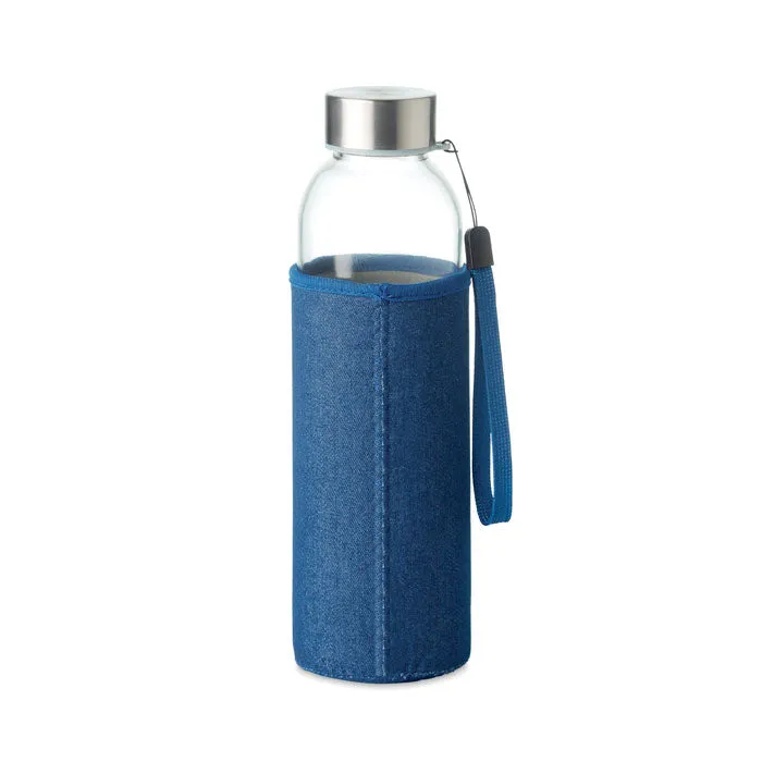 Glass Bottle In Pouch 500 ml | UTAH DENIM - MO6192