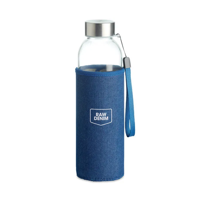 Glass Bottle In Pouch 500 ml | UTAH DENIM - MO6192