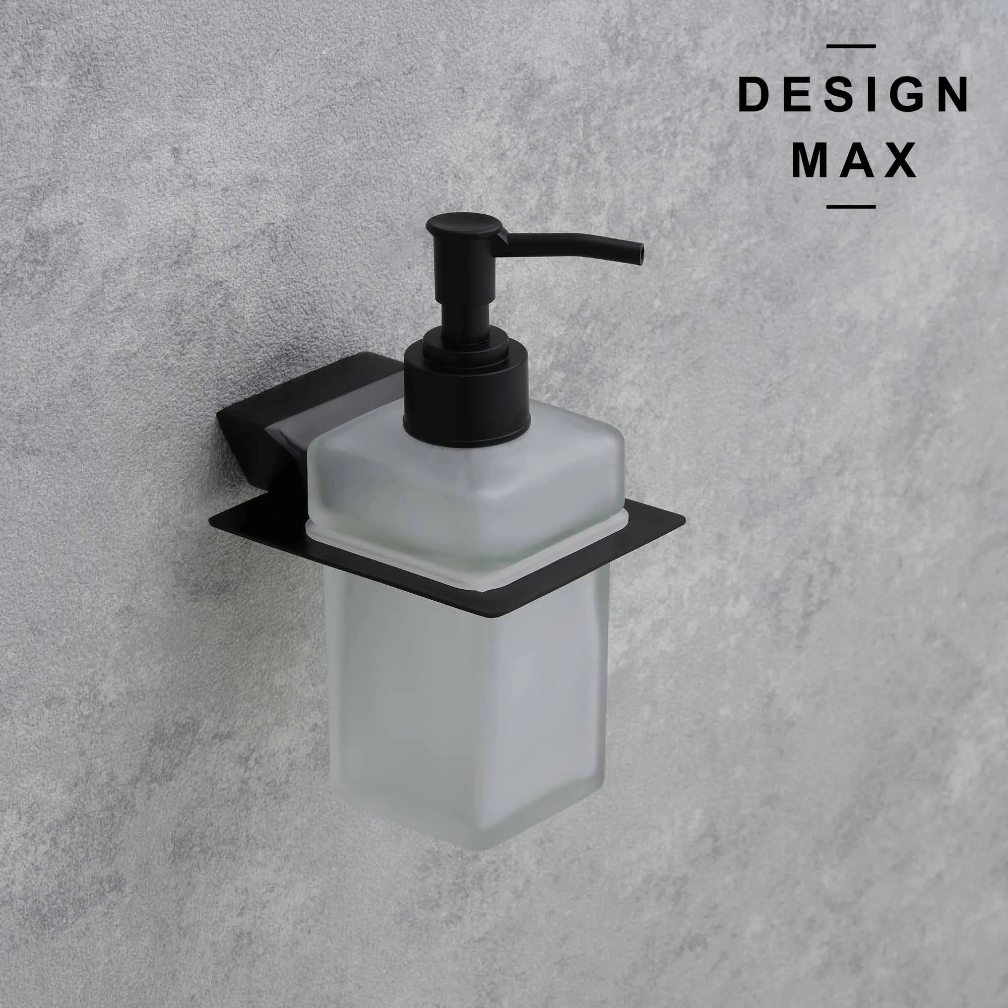 Glass Bottle Wall Mounted Soap Dispenser Holder