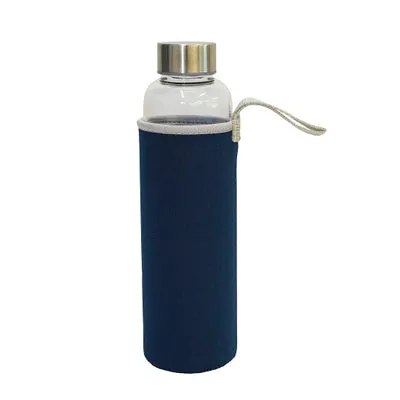 Glass Bottle with Pouch