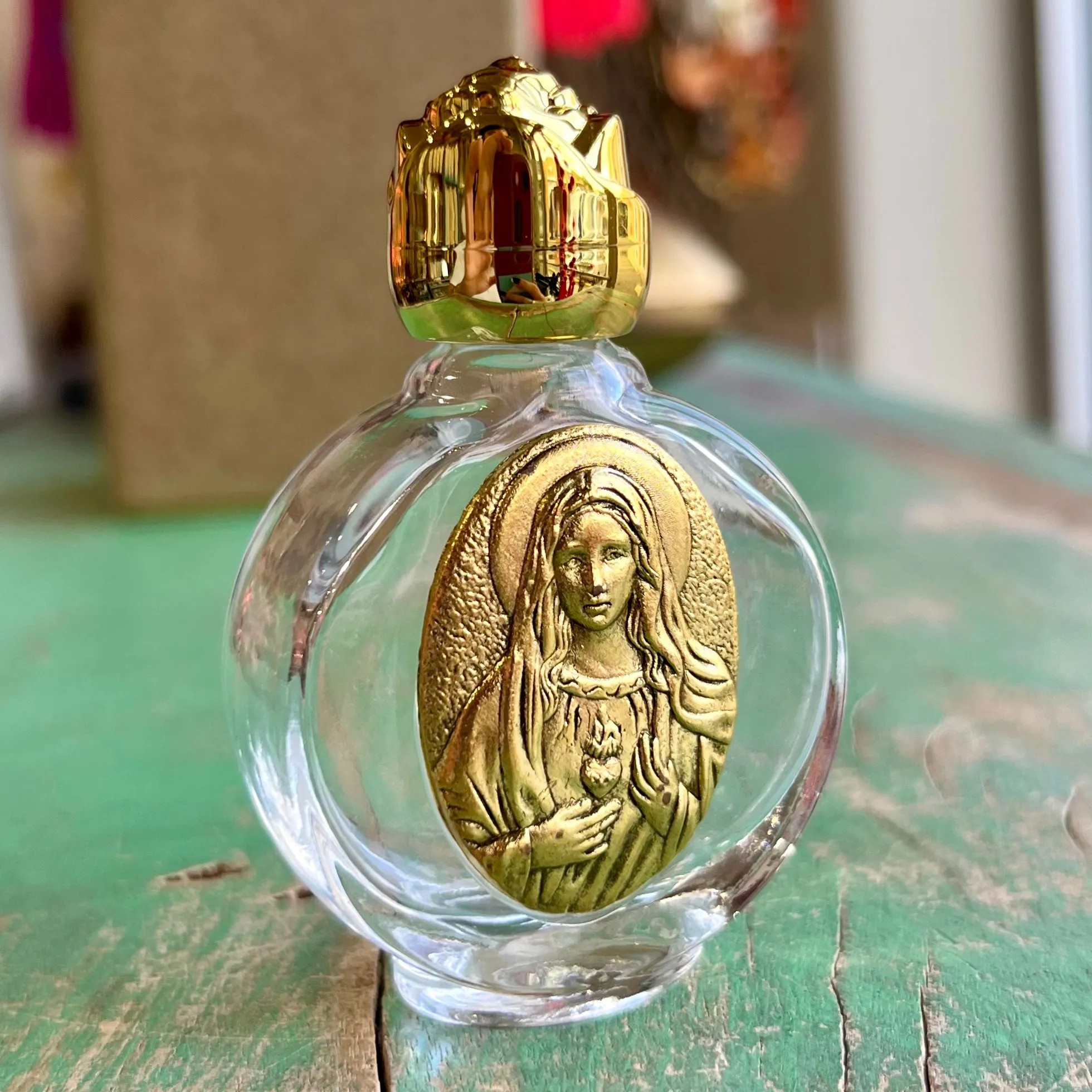 Glass Holy Water Bottle