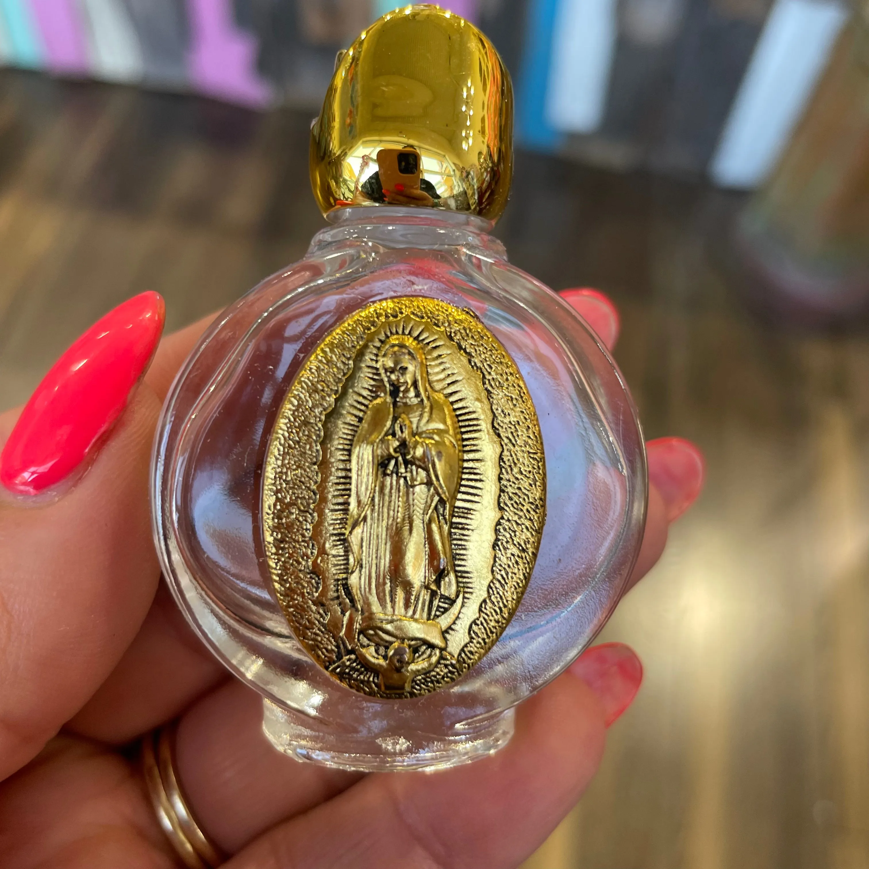 Glass Holy Water Bottle