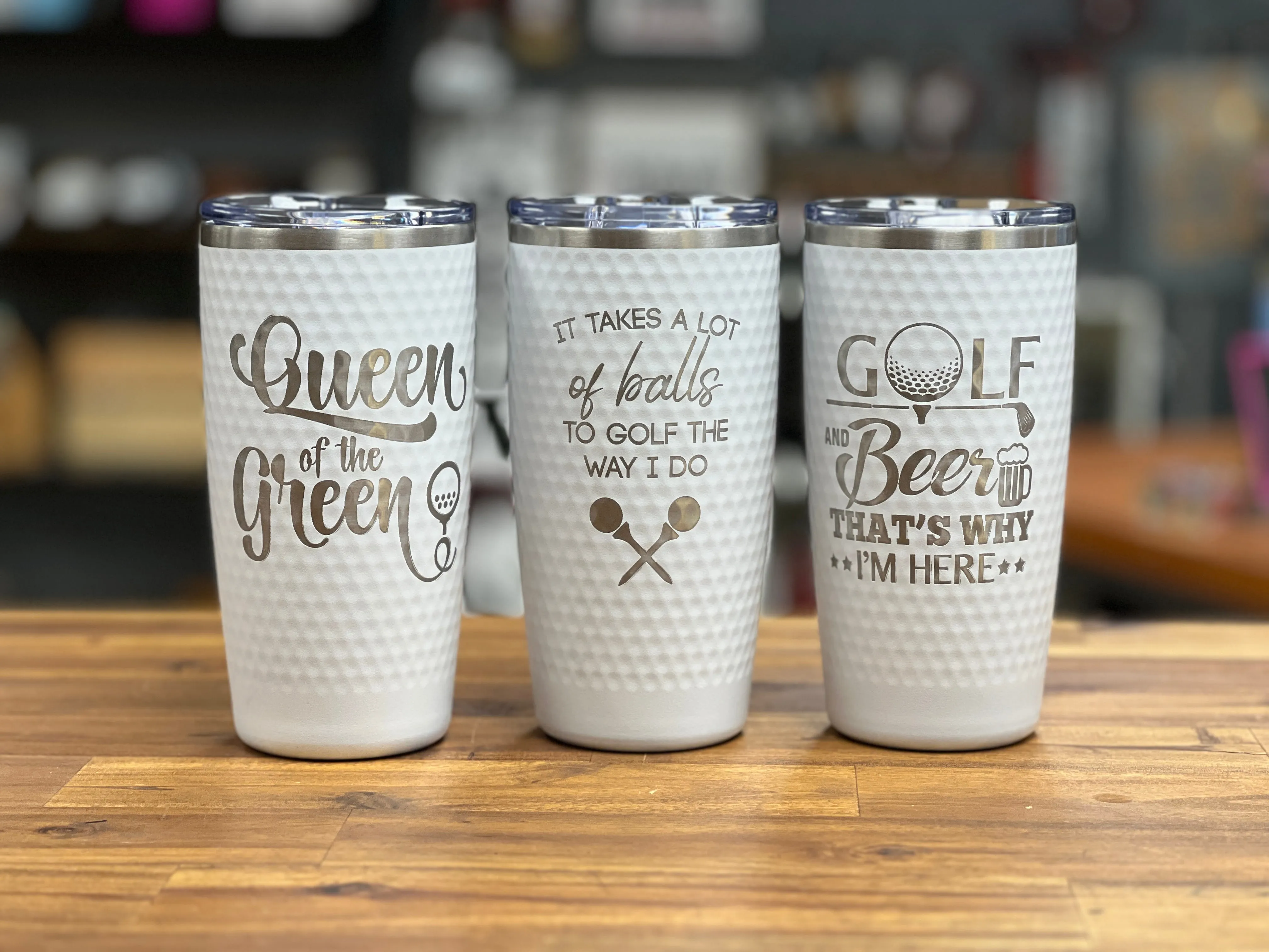 Golf Ball Textured Tumbler