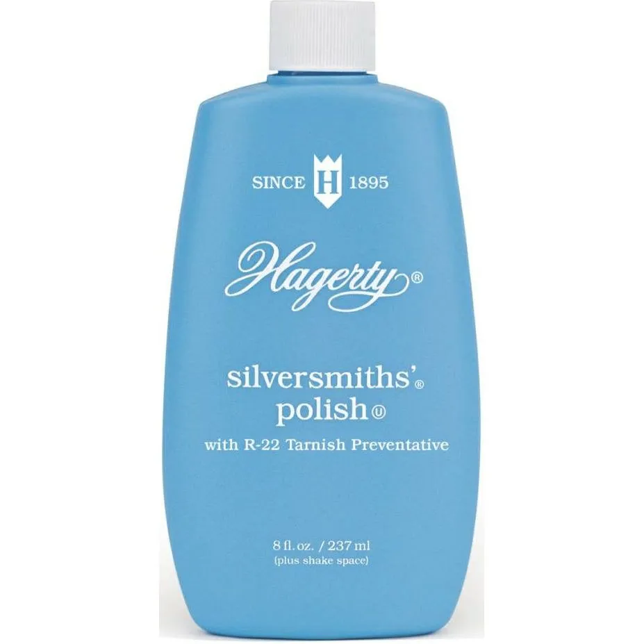 Hagerty No Scent Silversmiths' Polish 8 oz Liquid