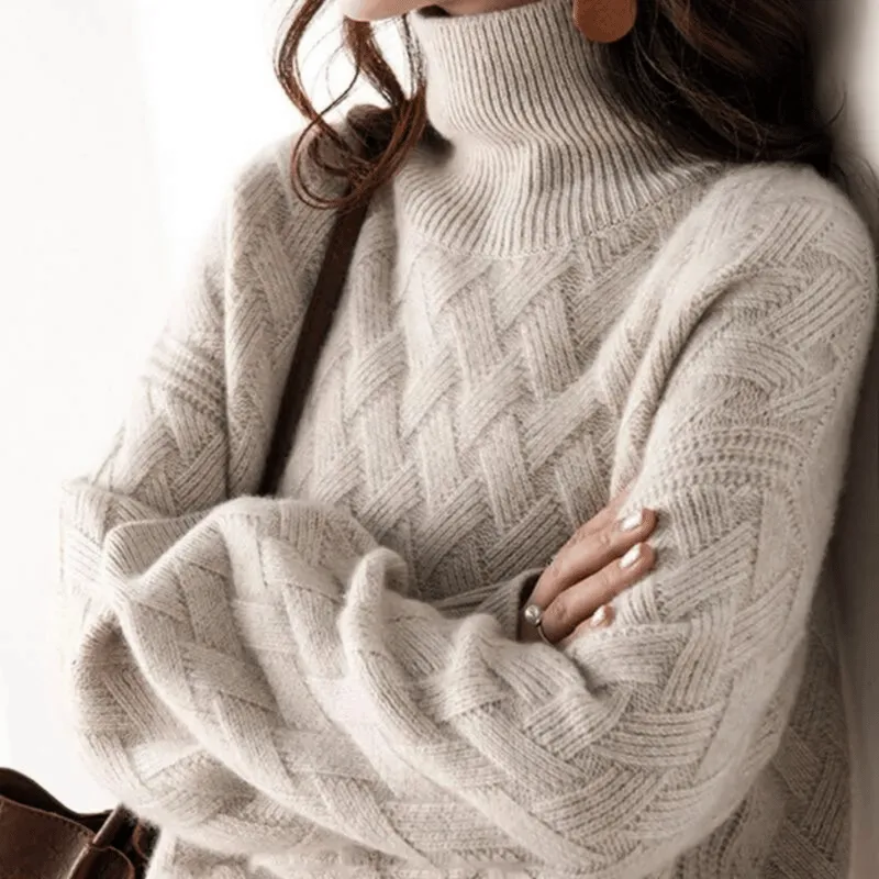 HeatherHaven Rollneck Sweater