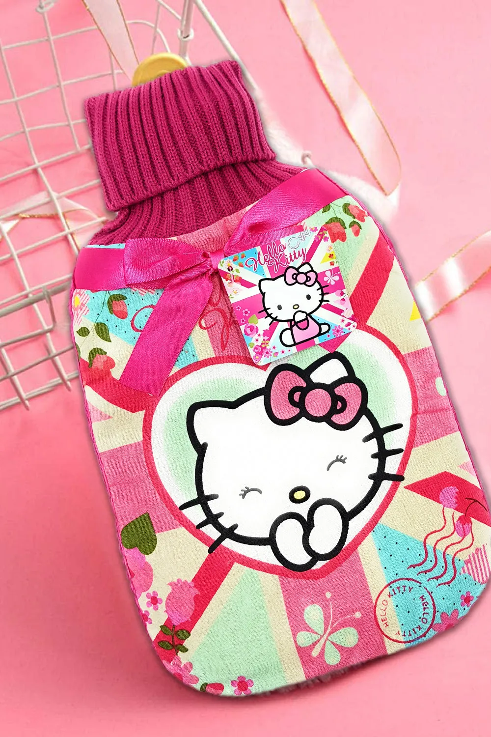 Hello Kitty Blossom Dreams hot water bottle & Cover set – 2Ltr