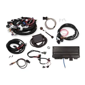 Holley EFI Terminator X Max Engine Control Module - 3.5 in Touchscreen - Wiring Harness - Drive By Wire - 24x Reluctor Wheel - GM LS-Series