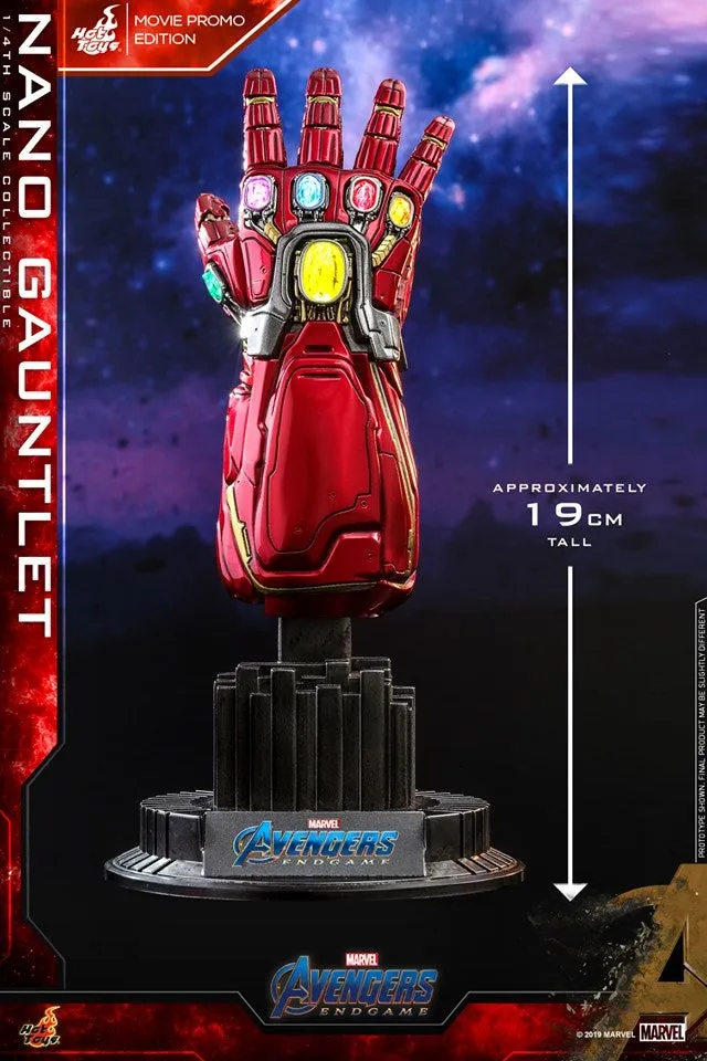 Hot Toys - ACS008 - Avengers: Endgame - 1/4th scale Nano Gauntlet (Movie Promo Edition) Collectible