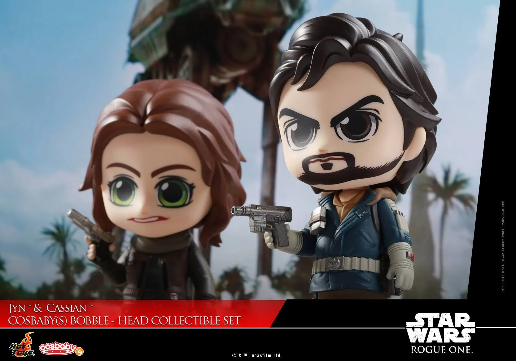 Hot Toys - COSB345 - Rogue One: A Star Wars Story - Jyn & Cassian Cosbaby (S) Bobble-Head