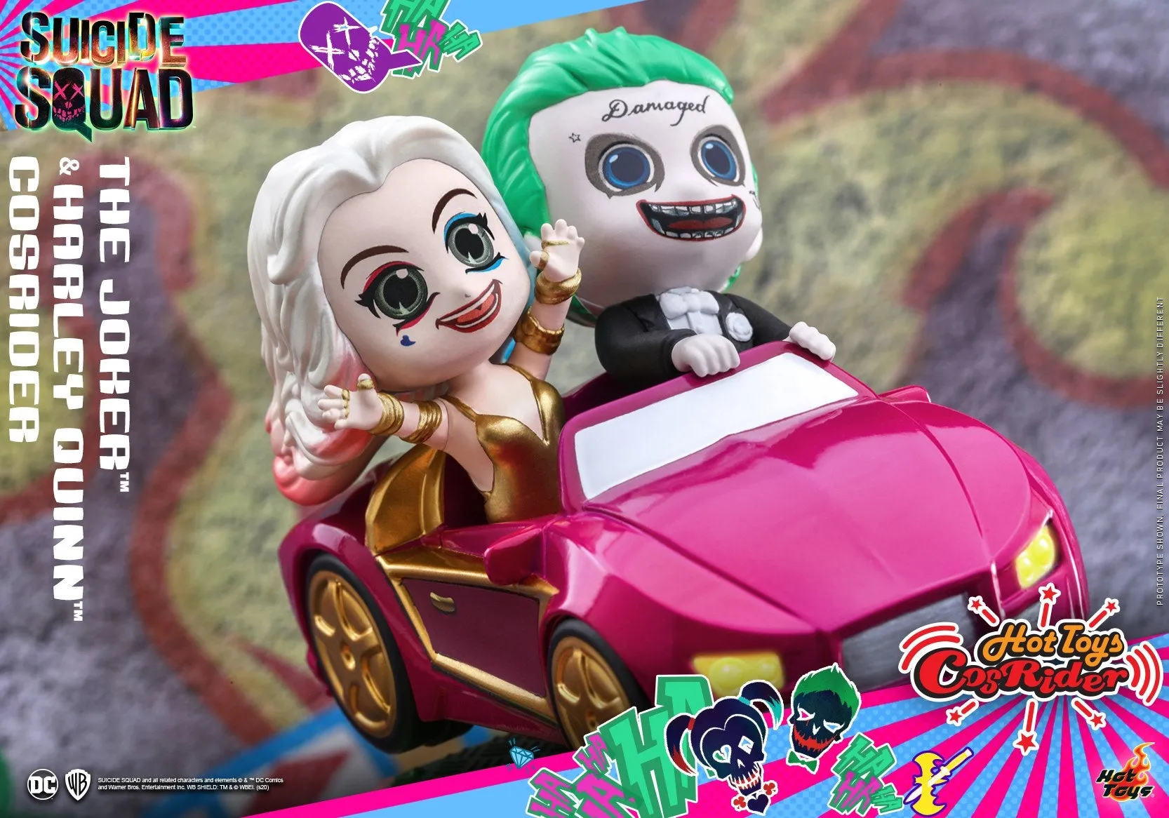 Hot Toys - CSRD005 - Suicide Squad The Joker & Harley Quinn CosRider