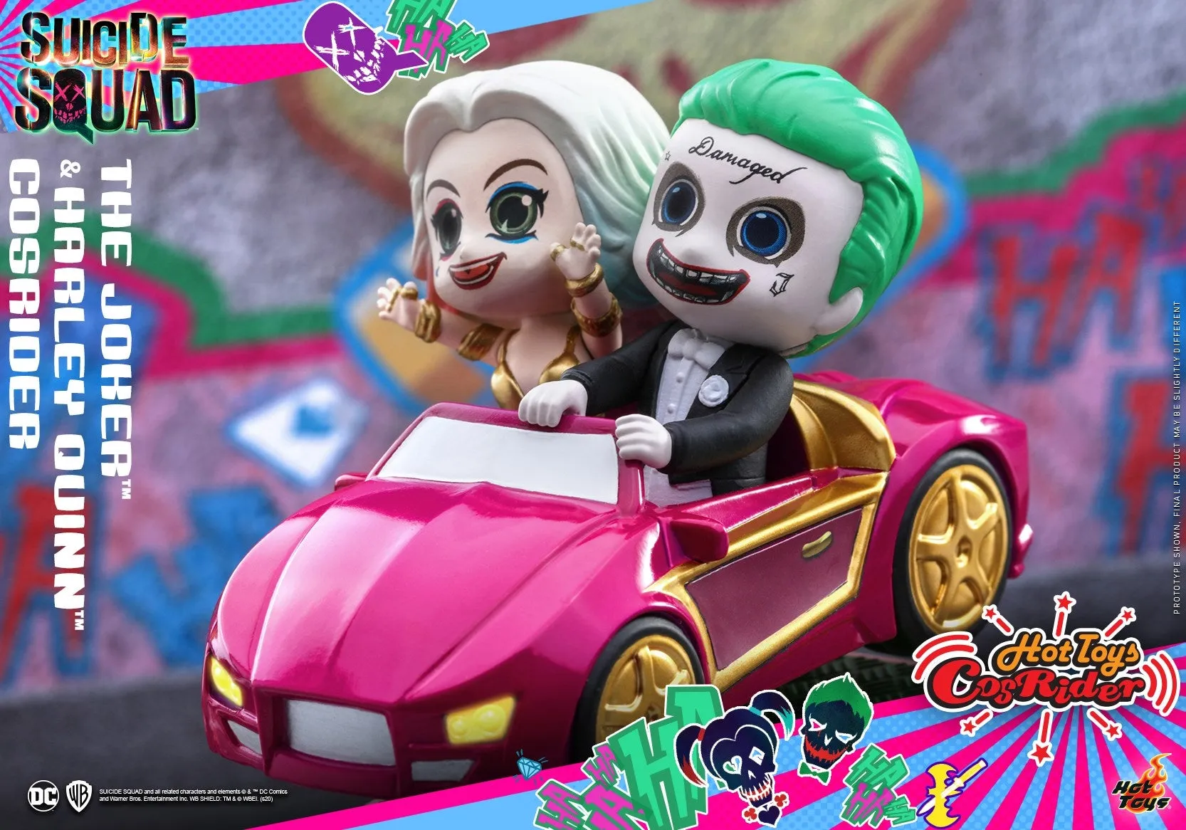 Hot Toys - CSRD005 - Suicide Squad The Joker & Harley Quinn CosRider