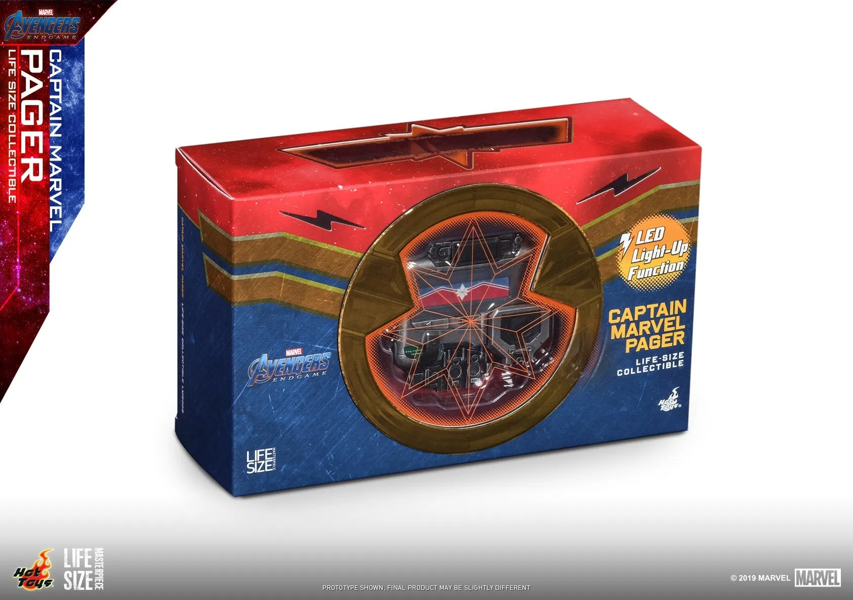 Hot Toys - LMS009 - Avengers: Endgame - Captain Marvel Pager Life-Size Collectible