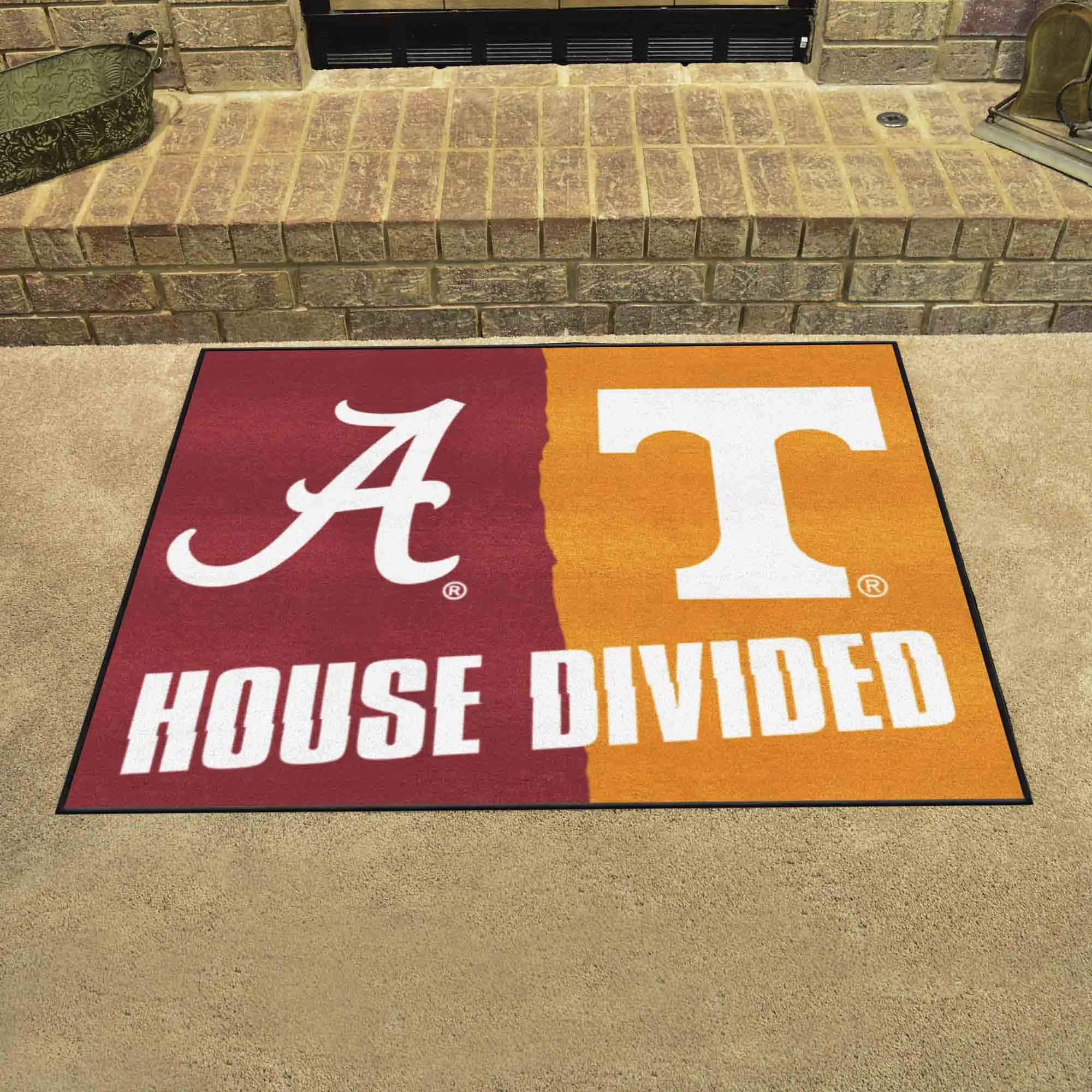 House Divided - Alabama / Tennessee House Divided House Divided Rug - 34 in. x 42.5 in.