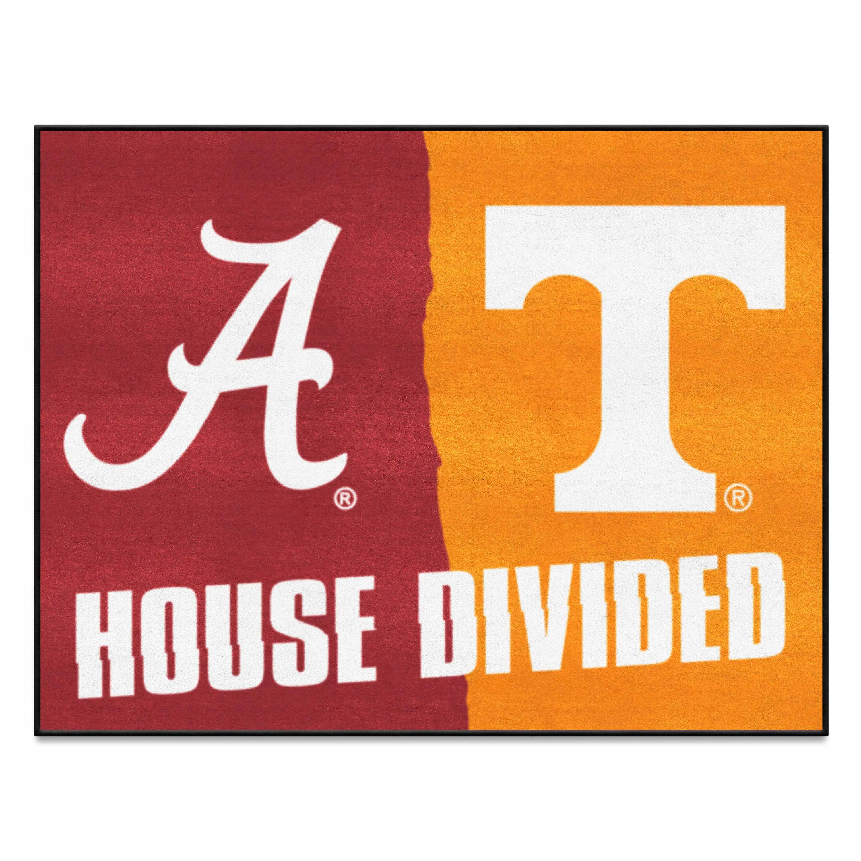 House Divided - Alabama / Tennessee House Divided House Divided Rug - 34 in. x 42.5 in.