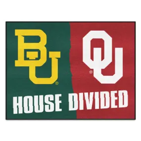 House Divided - Baylor / Oklahoma House Divided House Divided Rug - 34 in. x 42.5 in.