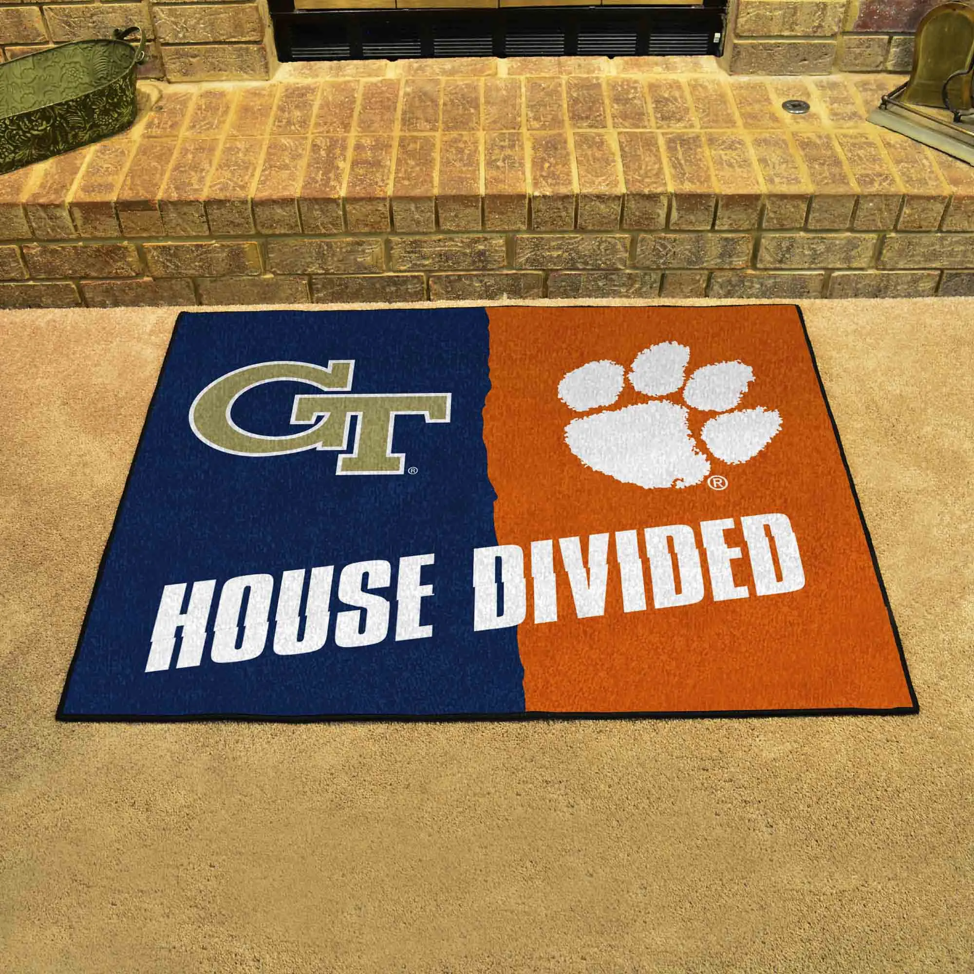 House Divided - Georgia Tech / Clemson House Divided House Divided Rug - 34 in. x 42.5 in.