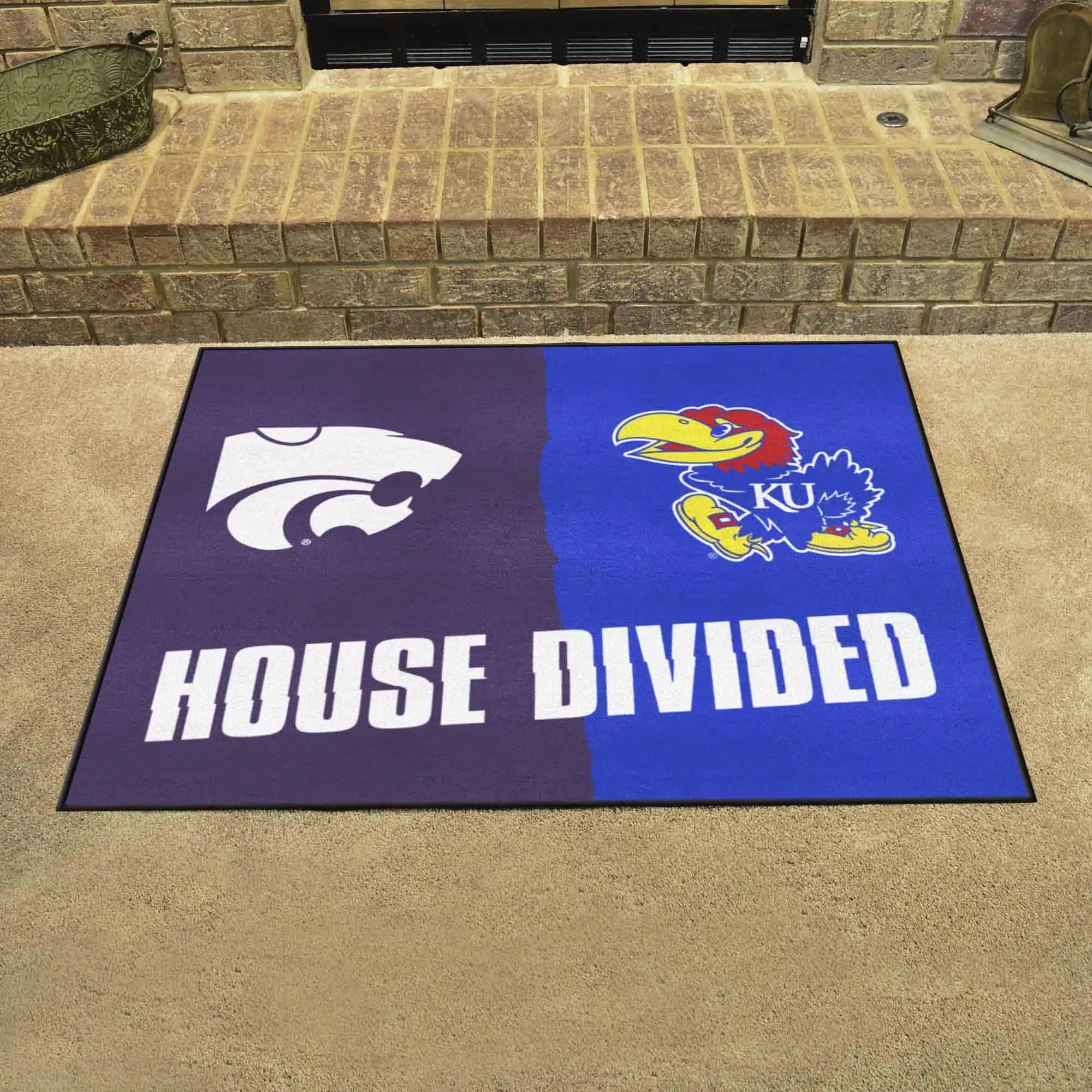 House Divided - Kansas / Kansas State House Divided House Divided Rug - 34 in. x 42.5 in.