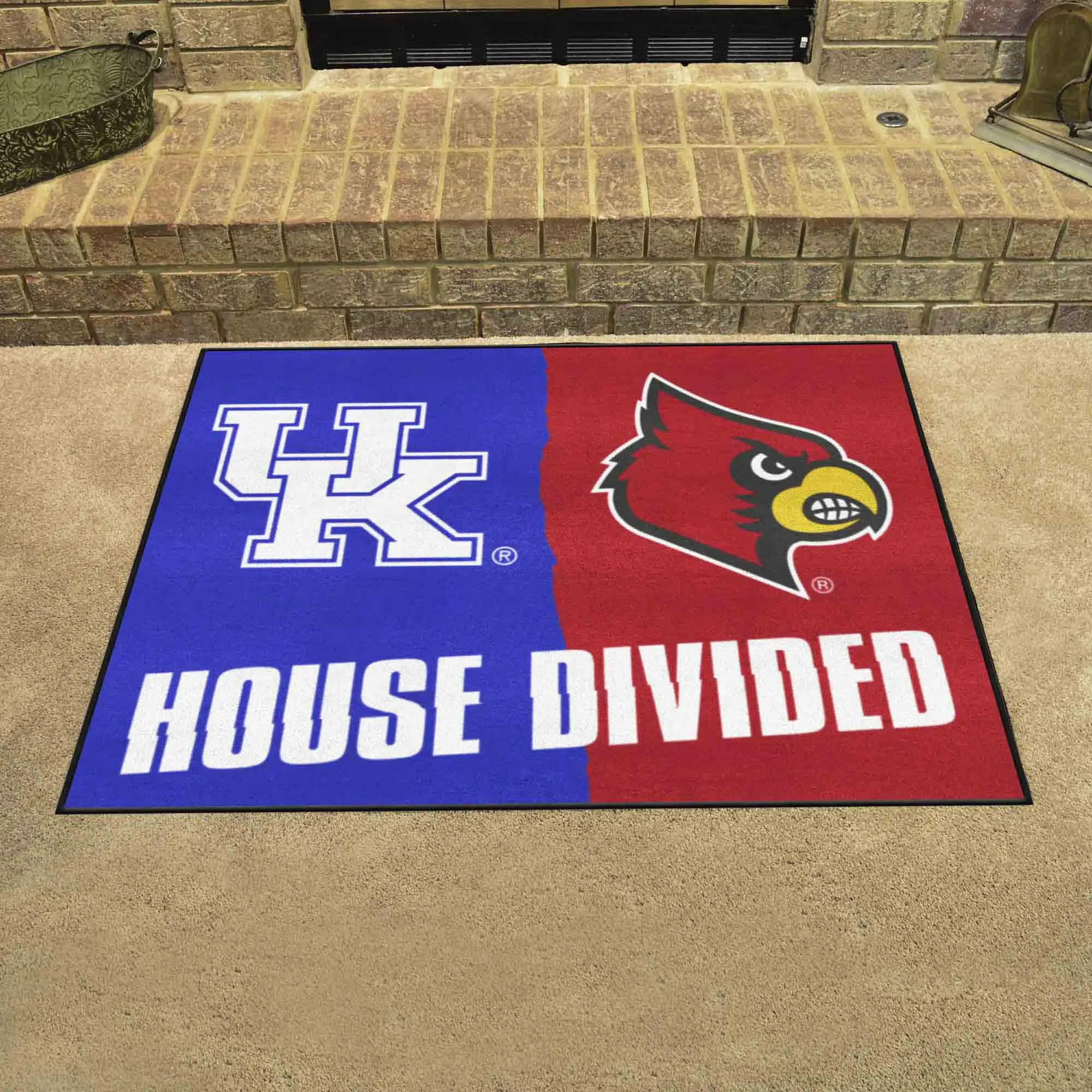 House Divided - Kentucky / Louisville House Divided House Divided Rug - 34 in. x 42.5 in.