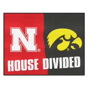 House Divided - Nebraska / Iowa House Divided House Divided Rug - 34 in. x 42.5 in.