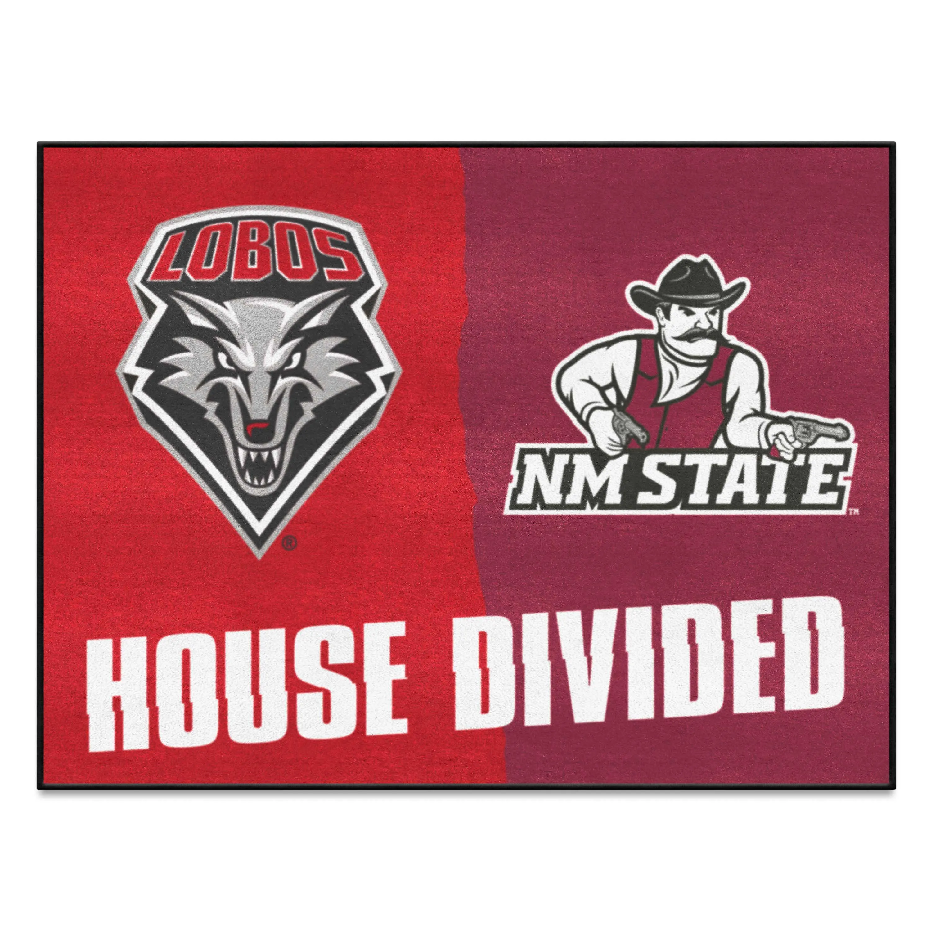 House Divided - New Mexico / New Mexico State House Divided House Divided Rug - 34 in. x 42.5 in.