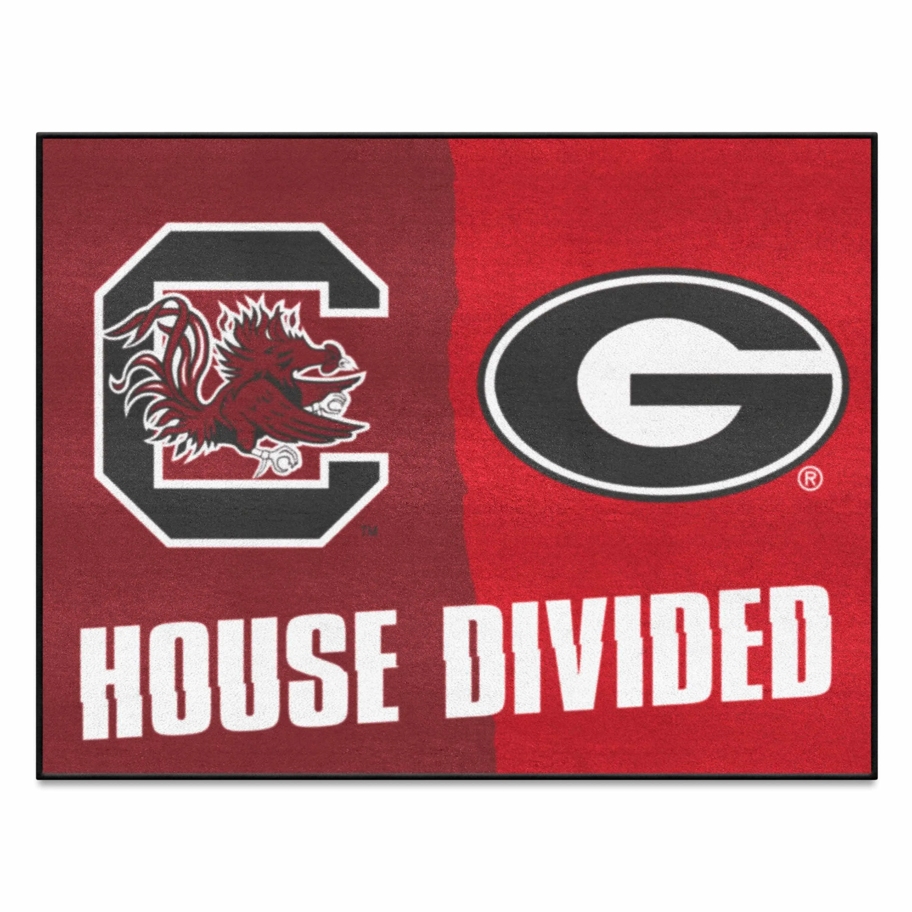 House Divided - South Carolina / Georgia House Divided House Divided Rug - 34 in. x 42.5 in.