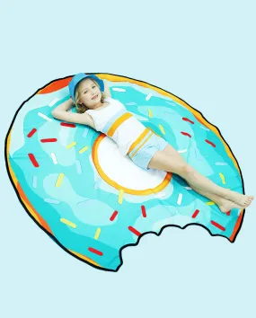 IC GURL - Fun Mint Donut Beach Towel