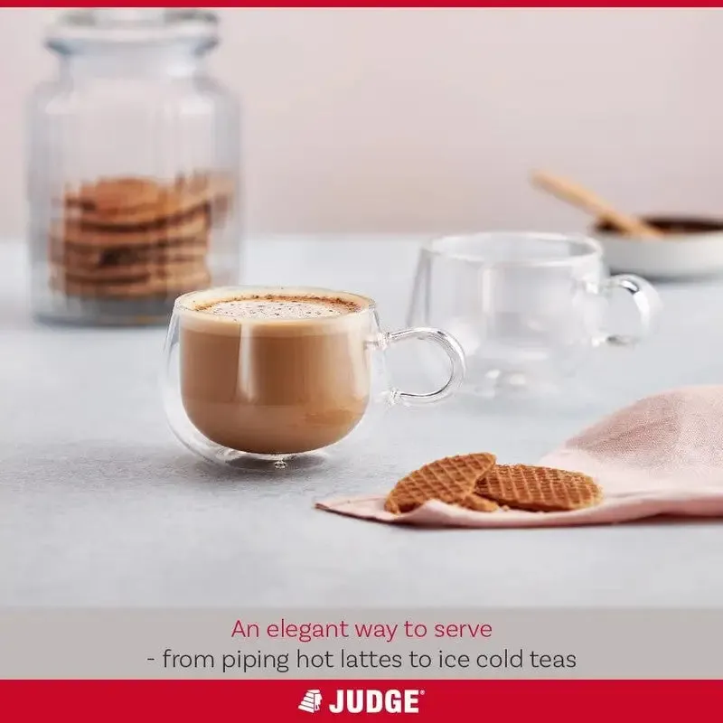 Judge Double Walled Glassware Cappuccino 2 Piece Set