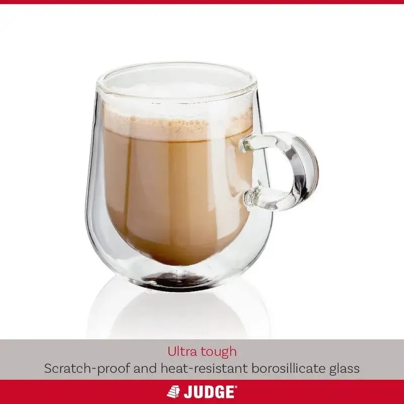 Judge Double Walled Glassware Latte 2 Piece Set