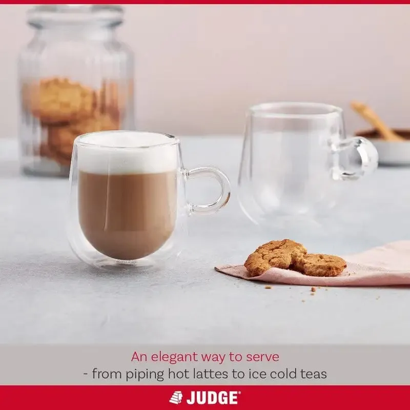 Judge Double Walled Glassware Latte 2 Piece Set