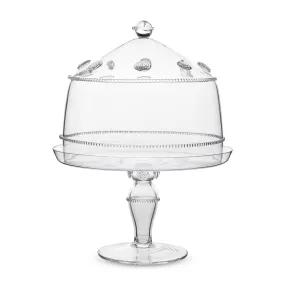 Juliska Isabella Lg Cake Dome/Pedestal Set Clear