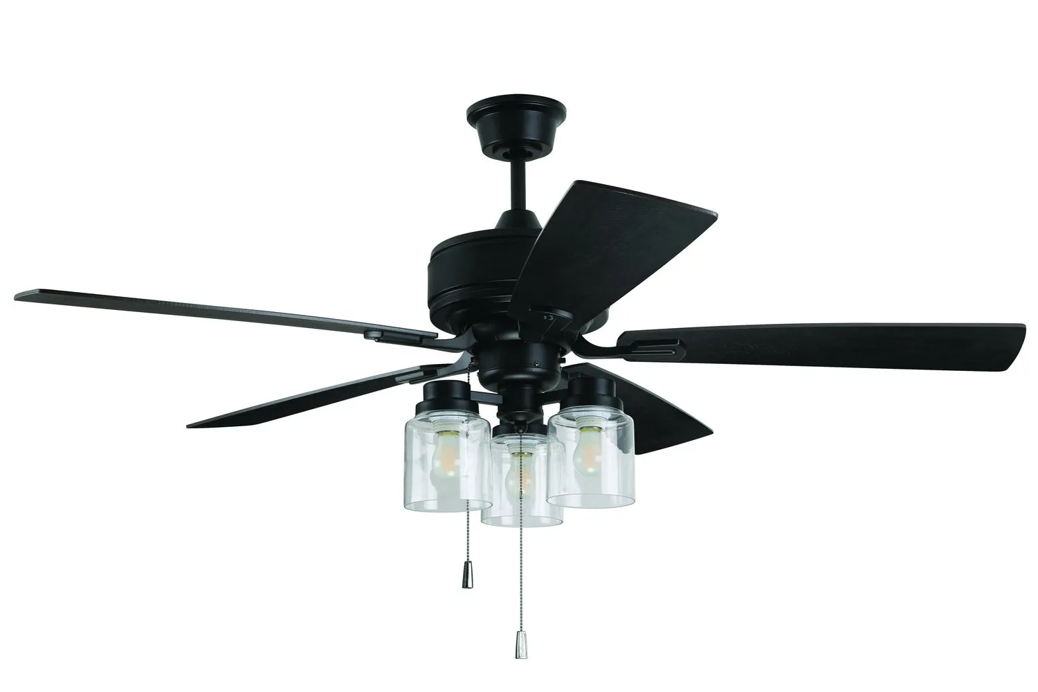 Kate 52" Ceiling Fan in Flat Black