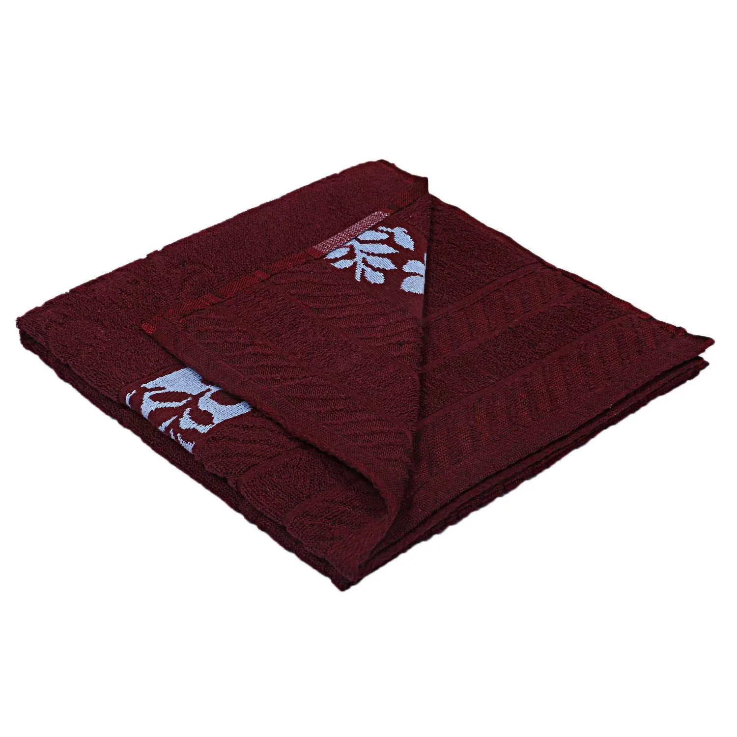 Kuber Industries 100% Cotton 2 Pieces Bath Towel 27" x54” (Maroon) -CTKTC8925