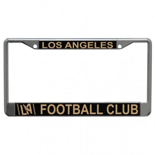 LAFC License Plate SL Frame - Black-Gold