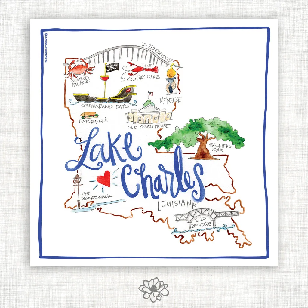 Lake Charles Kitchen Towel