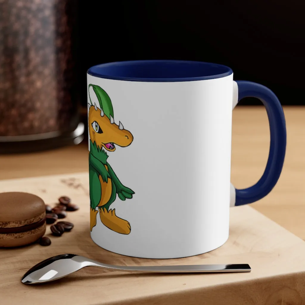 Leafasaur Accent Coffee Mug, 11oz