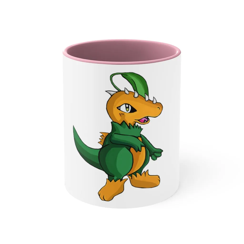 Leafasaur Accent Coffee Mug, 11oz