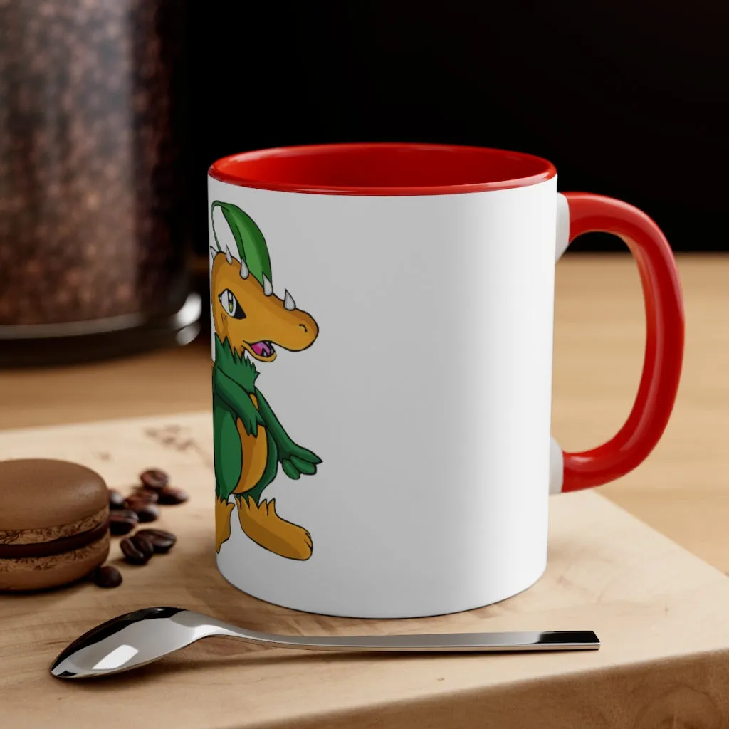 Leafasaur Accent Coffee Mug, 11oz