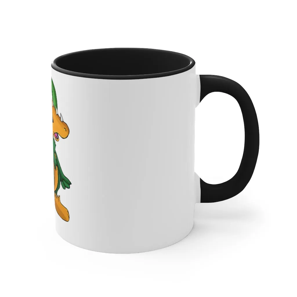 Leafasaur Accent Coffee Mug, 11oz