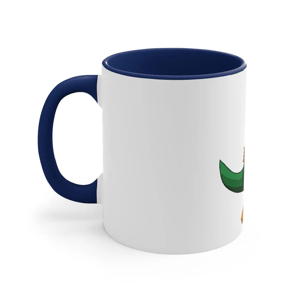 Leafasaur Accent Coffee Mug, 11oz