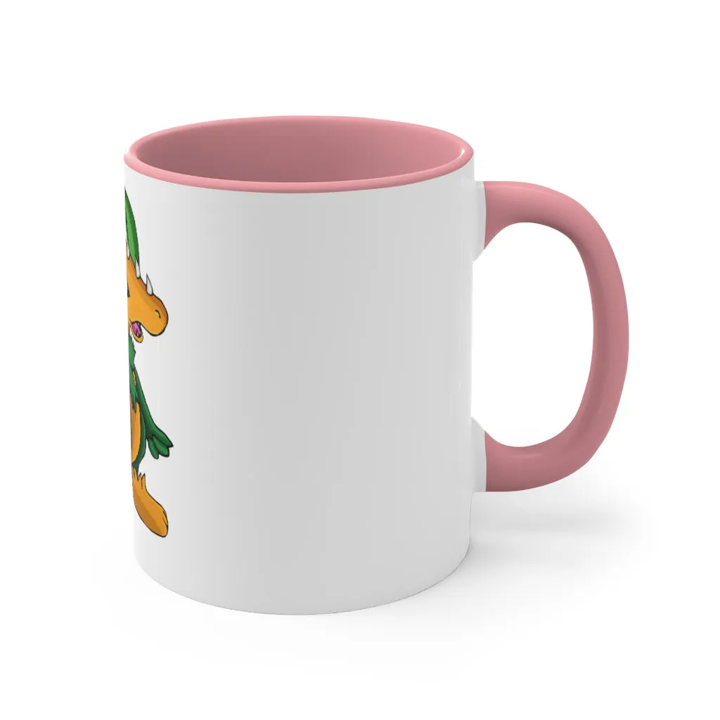 Leafasaur Accent Coffee Mug, 11oz