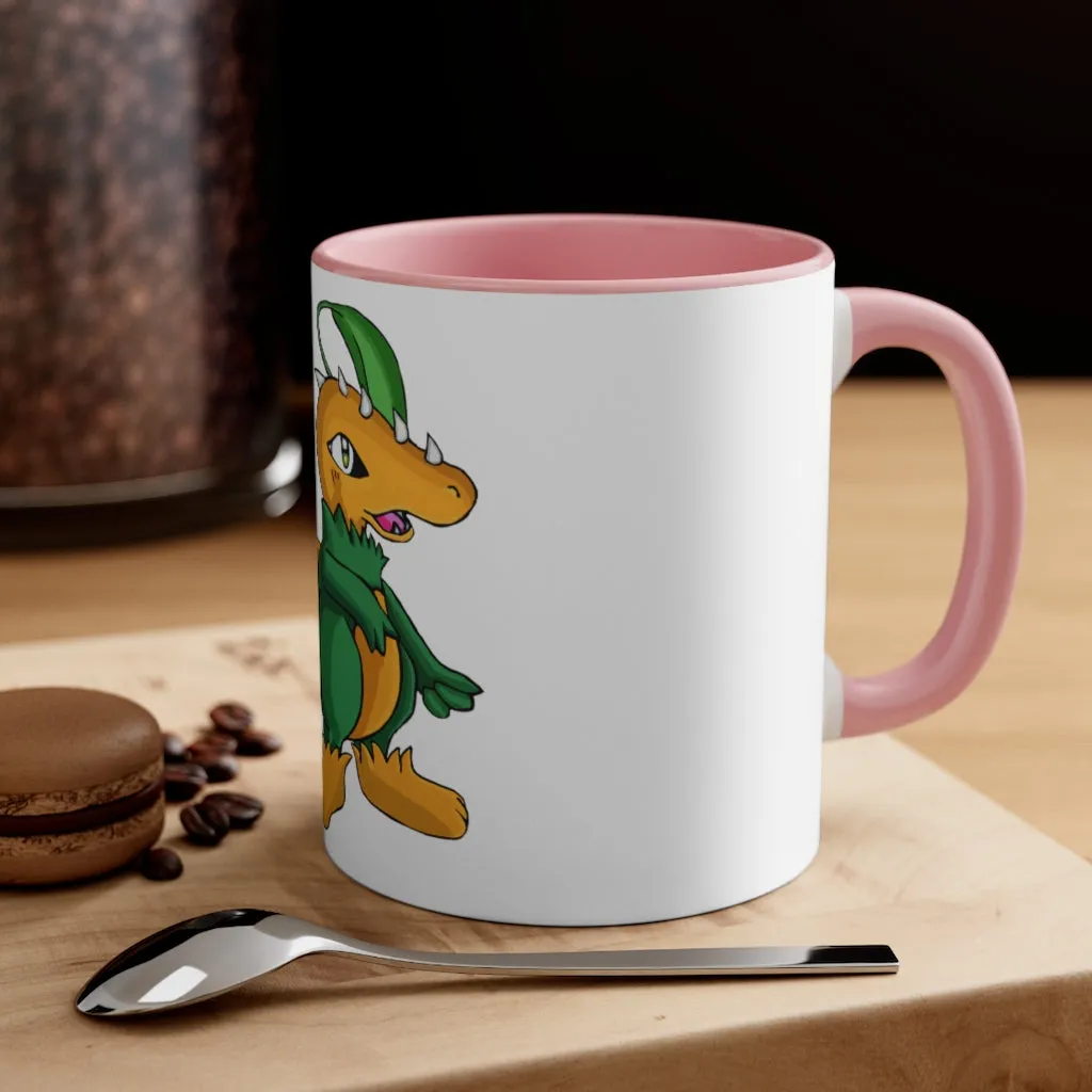 Leafasaur Accent Coffee Mug, 11oz