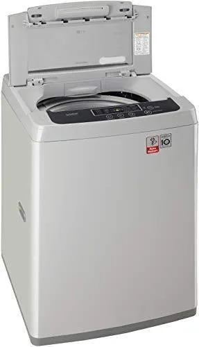 LG 6.5 Kg Inverter Fully-Automatic Top Loading Washing Machine (T7585NDDLGA, Middle Free Silver)