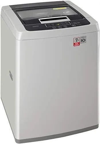 LG 6.5 Kg Inverter Fully-Automatic Top Loading Washing Machine (T7585NDDLGA, Middle Free Silver)