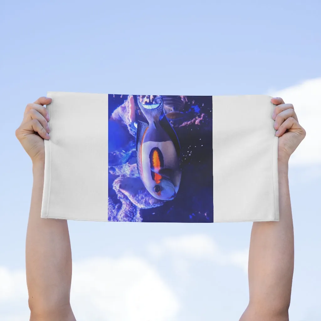 Light White Fish Rally Towel, 11x18