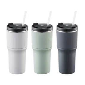 LocknLock Metro Drive Tumbler 22oz(650ml) Coffee Tea Thermal Thermos for Student Office Camping Travel