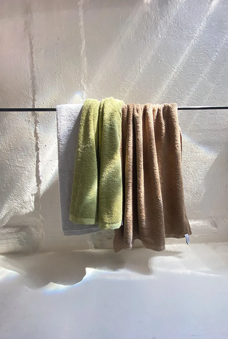 Luxury Bath Towel Sets in Pale Green Color